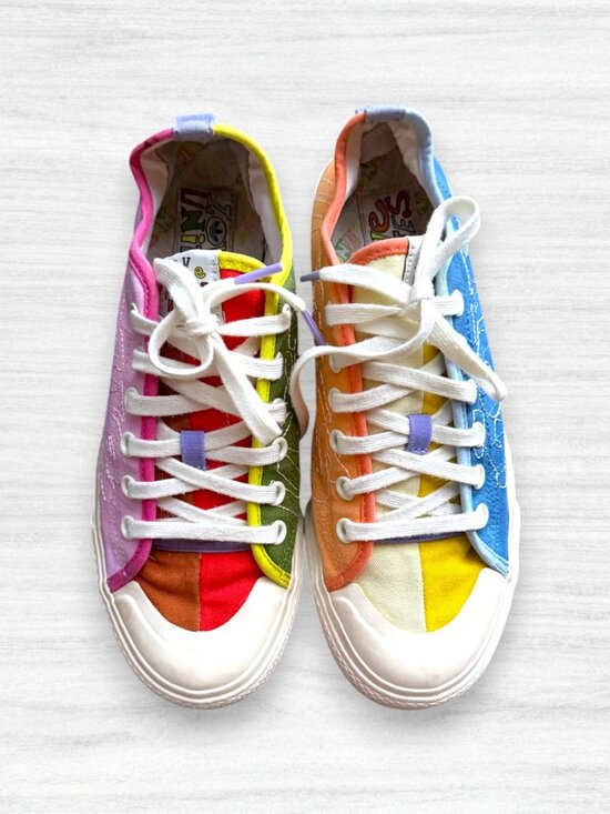 adidas Other - Adidas Nizza Low Pride Love Unites Rainbow Sneakers Multicolor Men’s 9